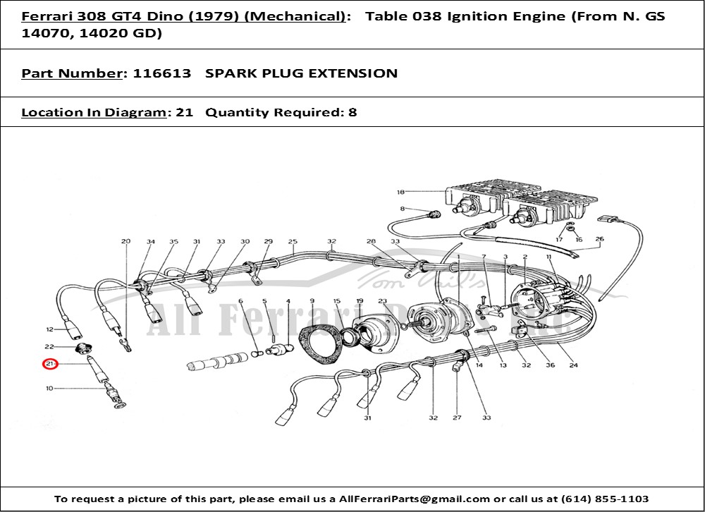 Ferrari Part 116613