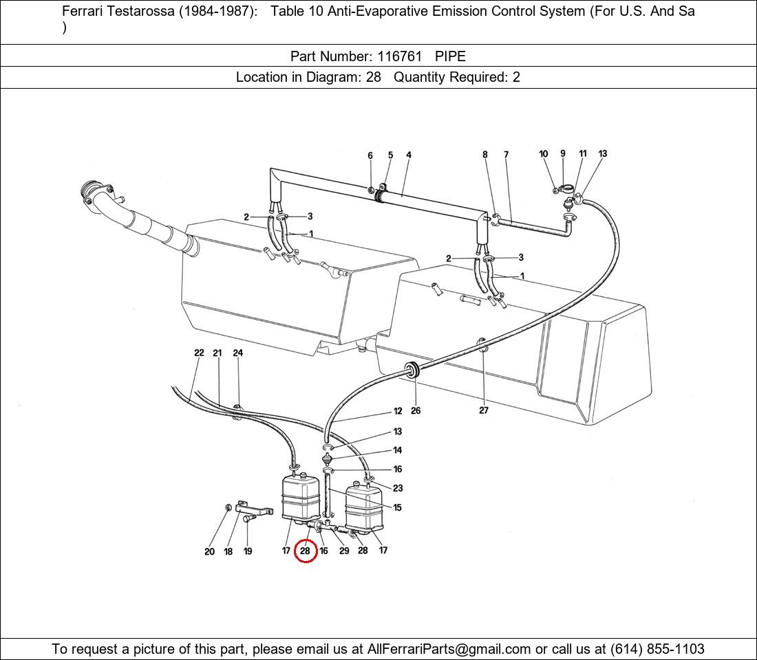 Ferrari Part 116761