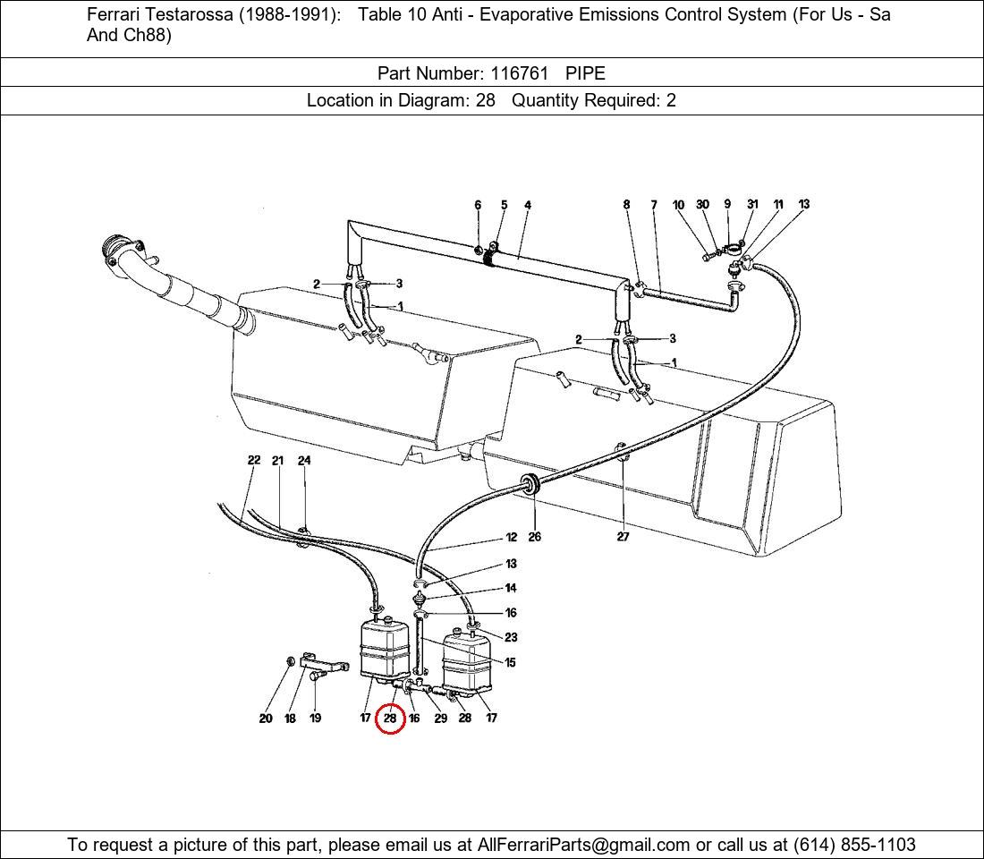 Ferrari Part 116761