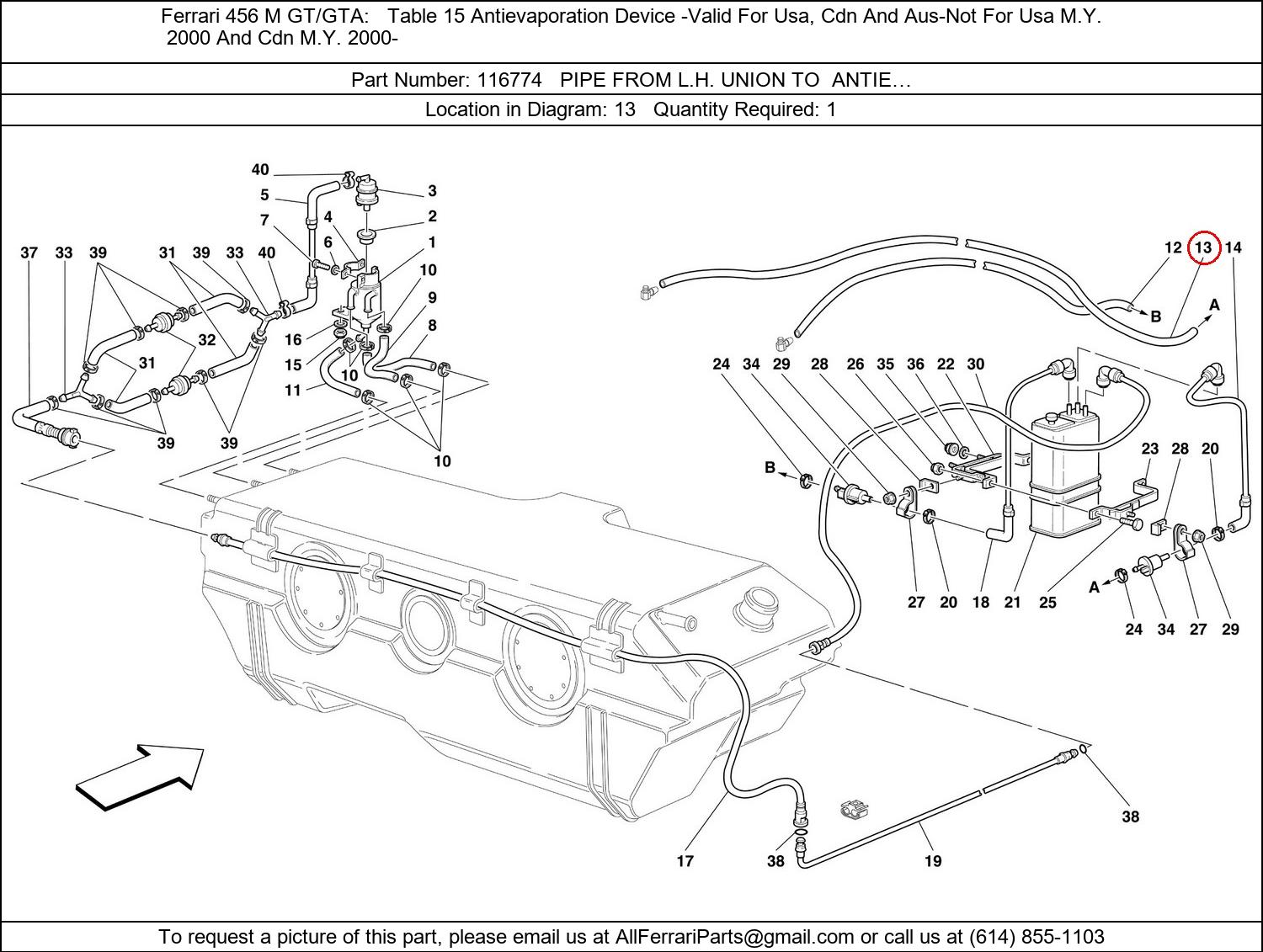 Ferrari Part 116774