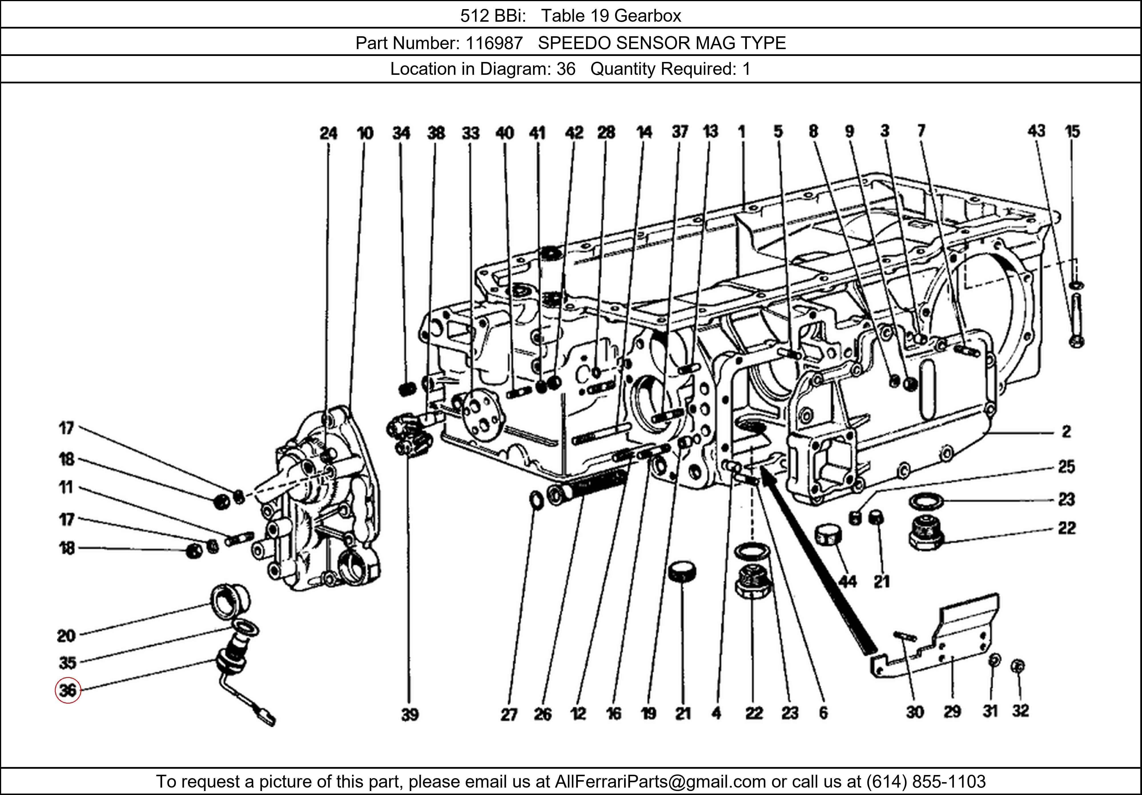 Ferrari Part 116987