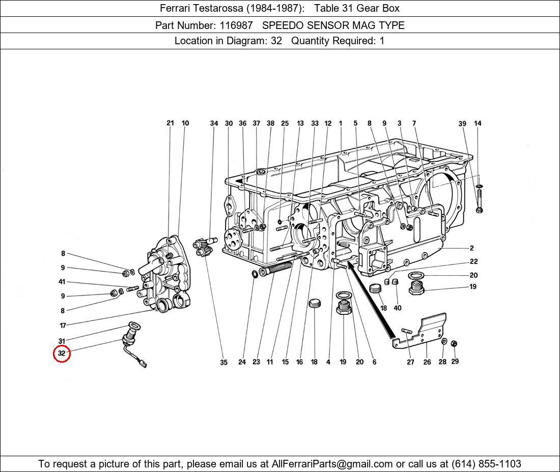 Ferrari Part 116987