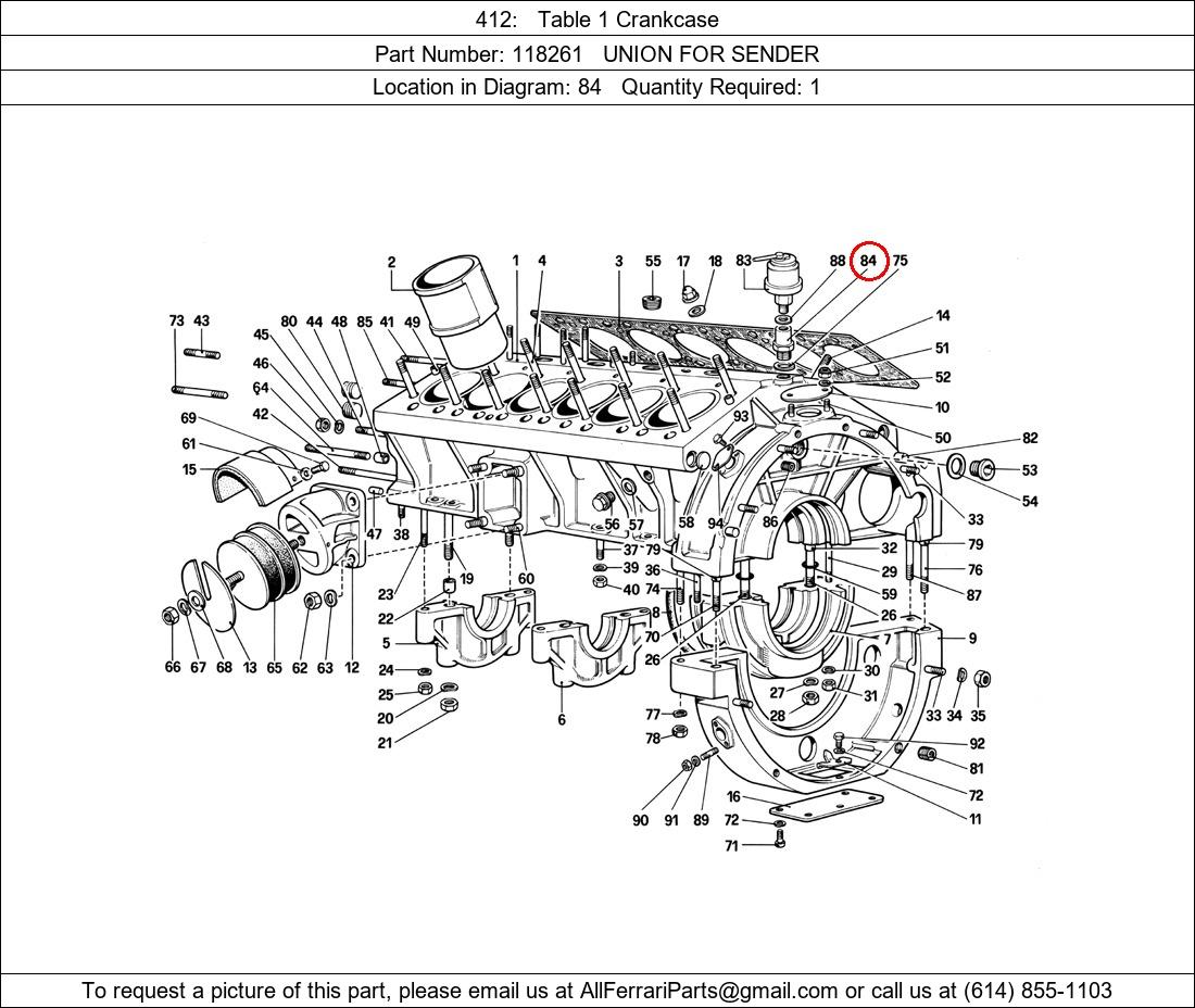 Ferrari Part 118261