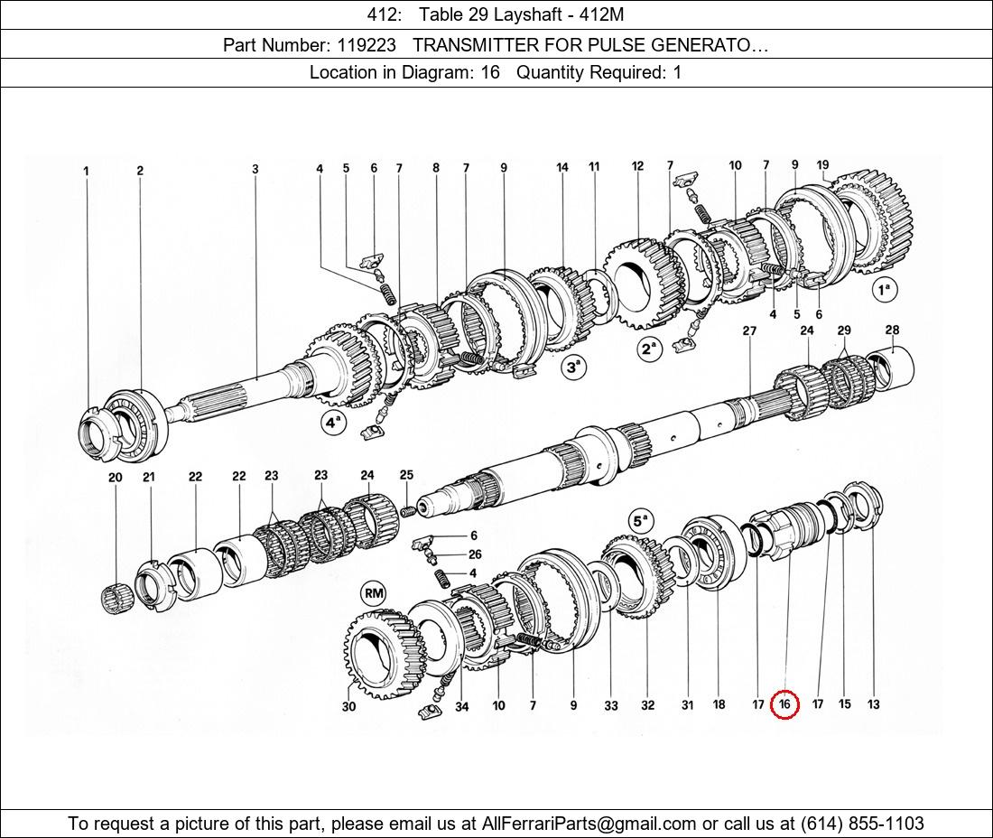 Ferrari Part 119223