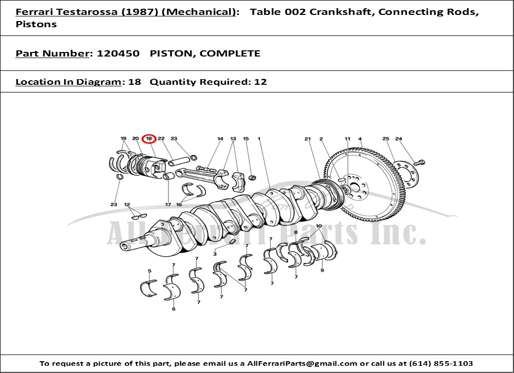 Ferrari Part 120450