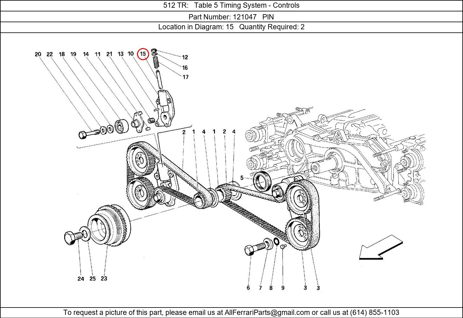 Ferrari Part 121047