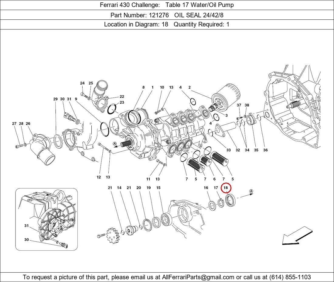 Ferrari Part 121276