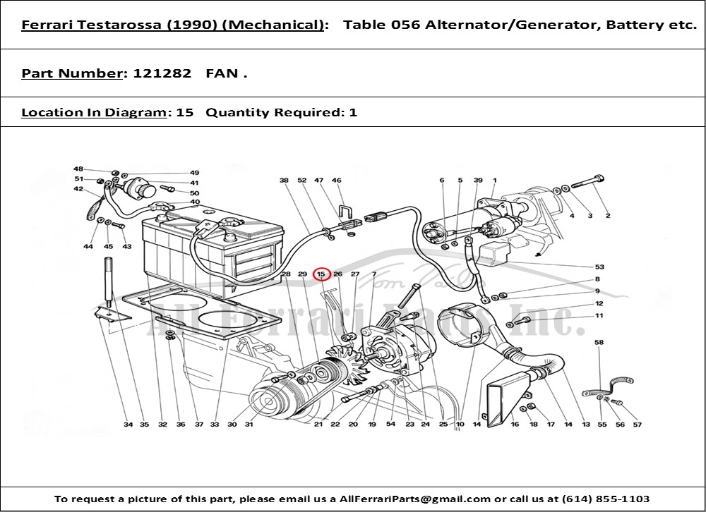 Ferrari Part 121282