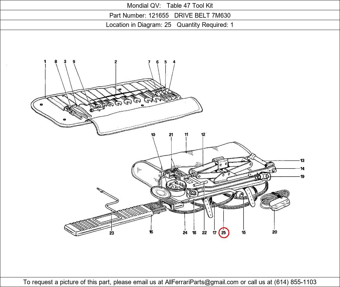 Ferrari Part 121655