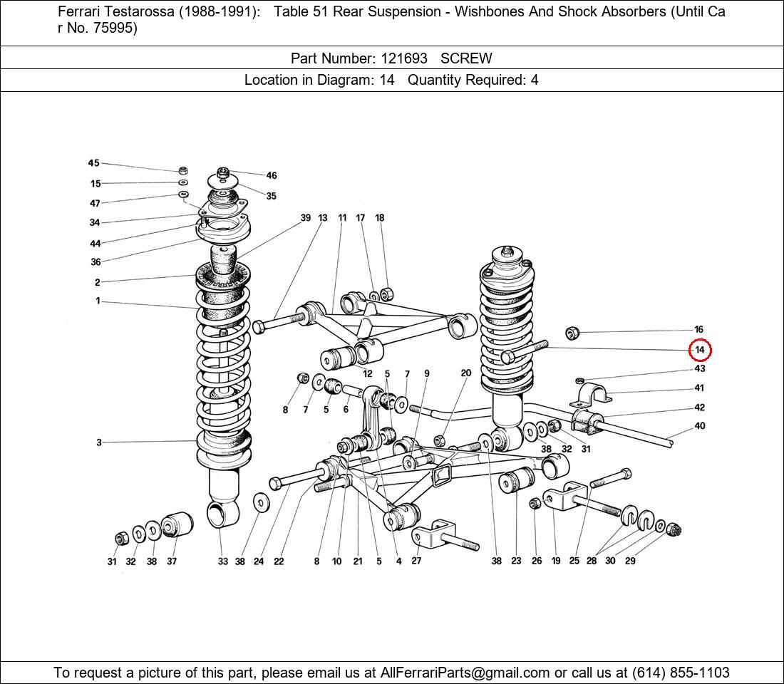 Ferrari Part 121693