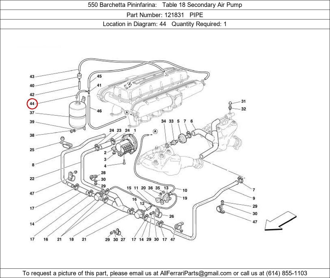 Ferrari Part 121831