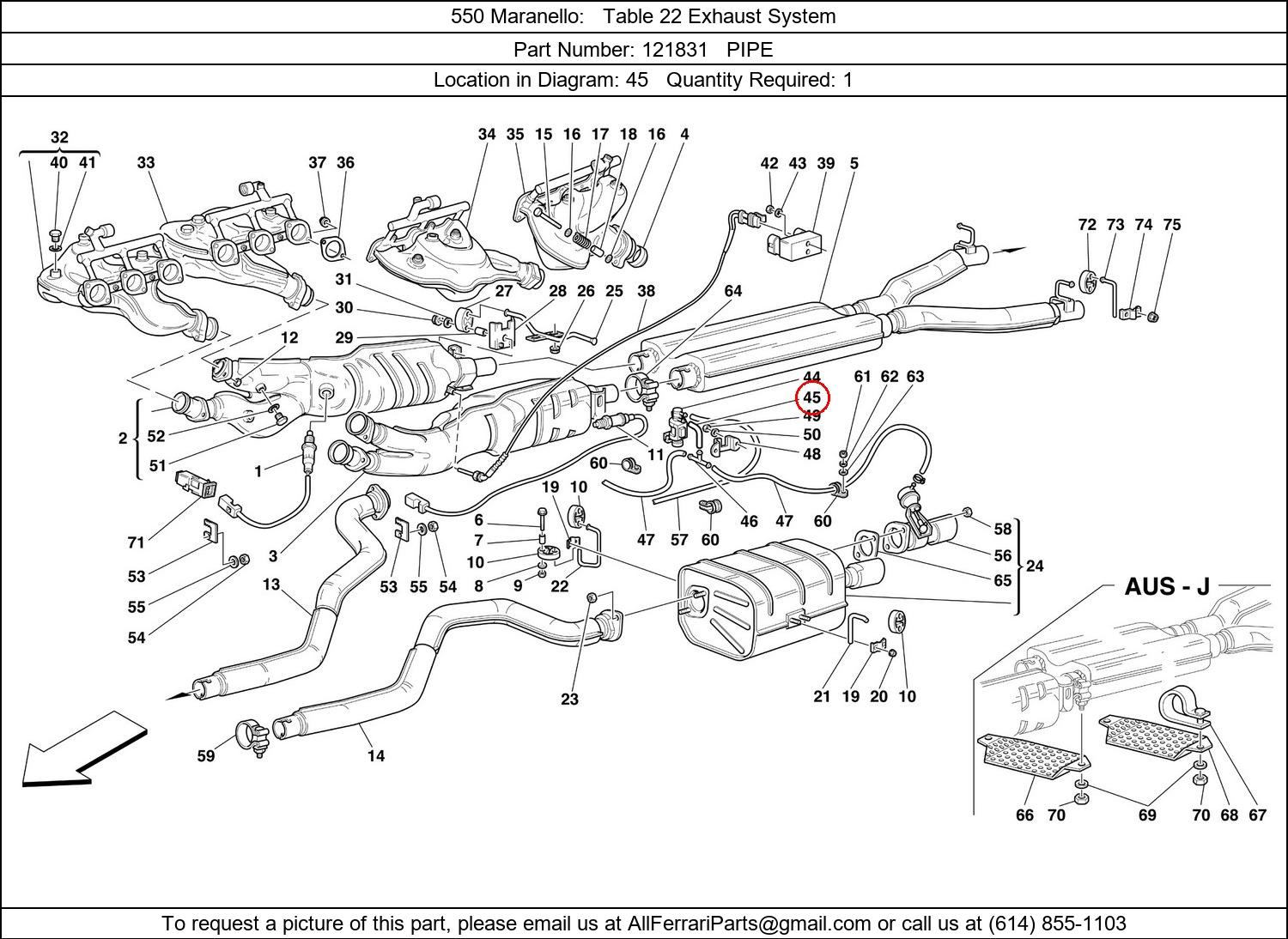 Ferrari Part 121831