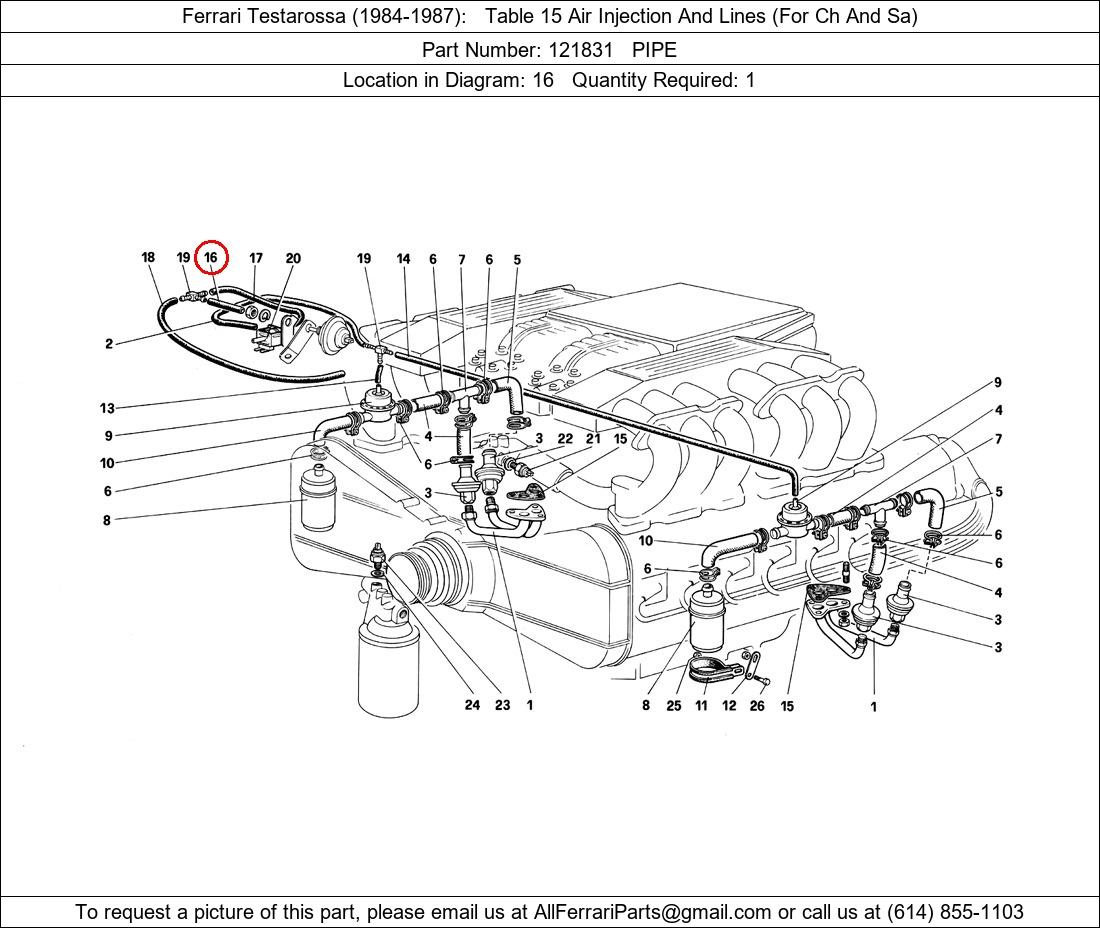 Ferrari Part 121831