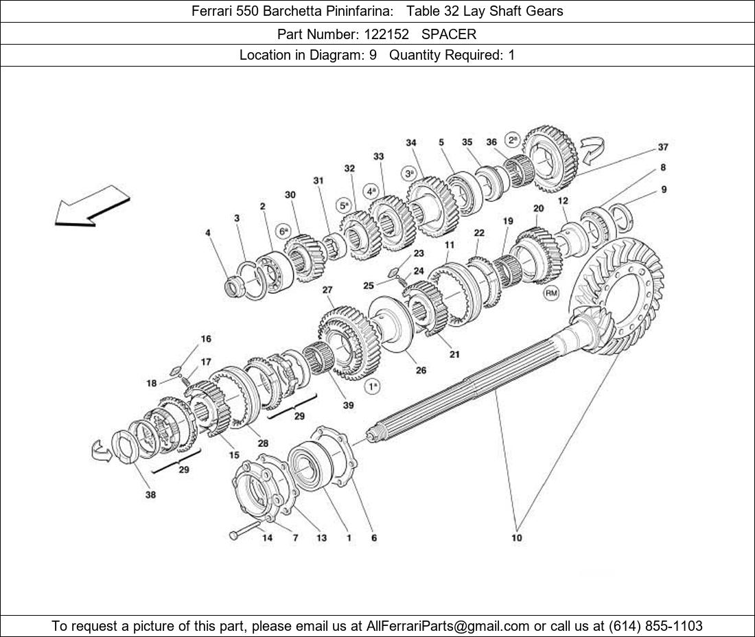 Ferrari Part 122152