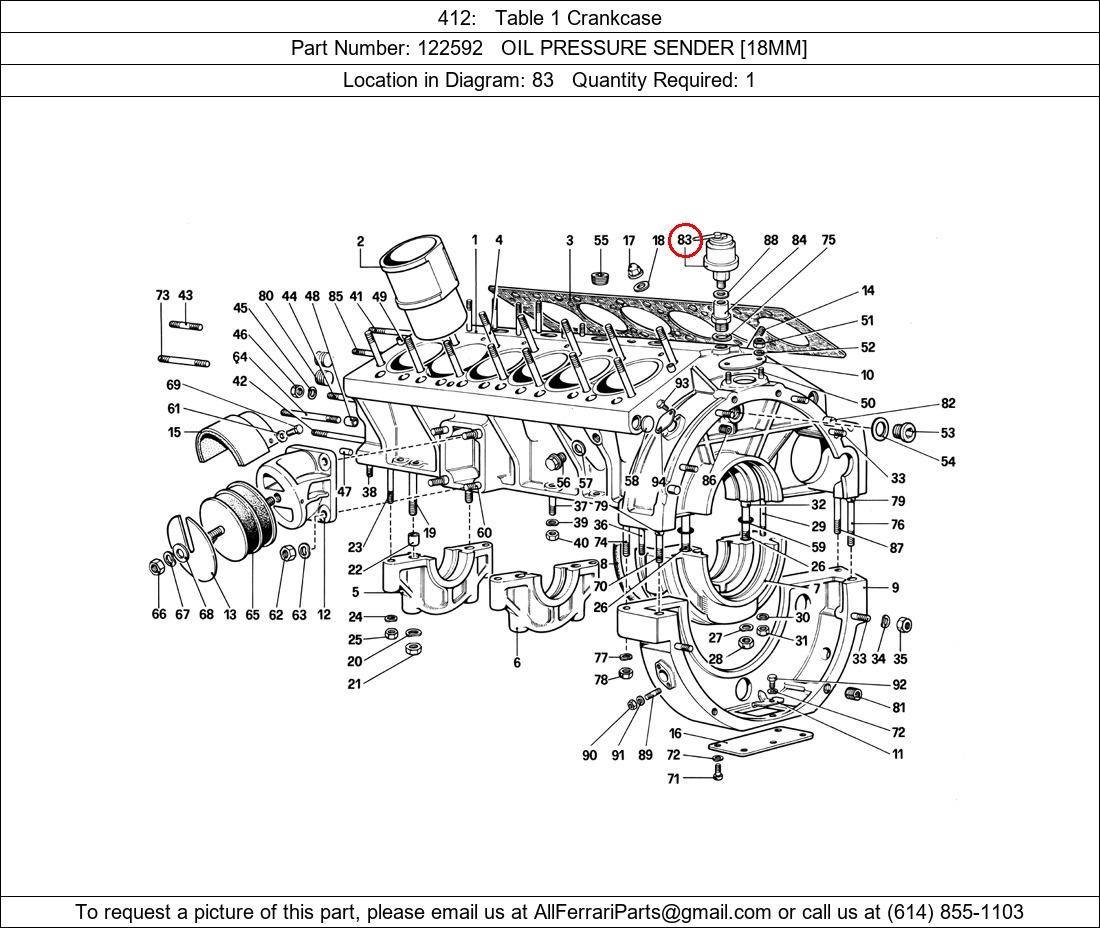 Ferrari Part 122592