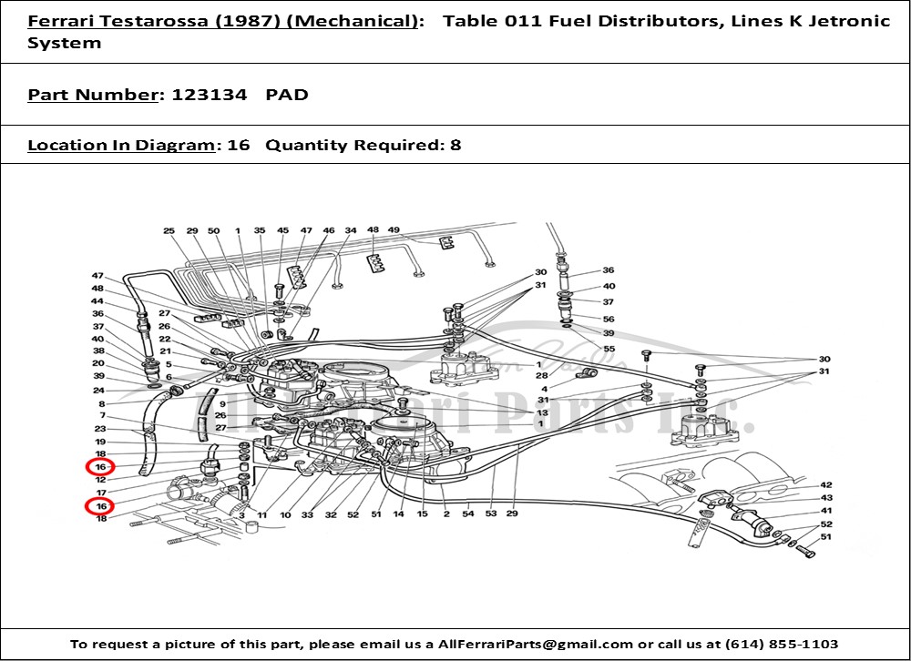 Ferrari Part 123134