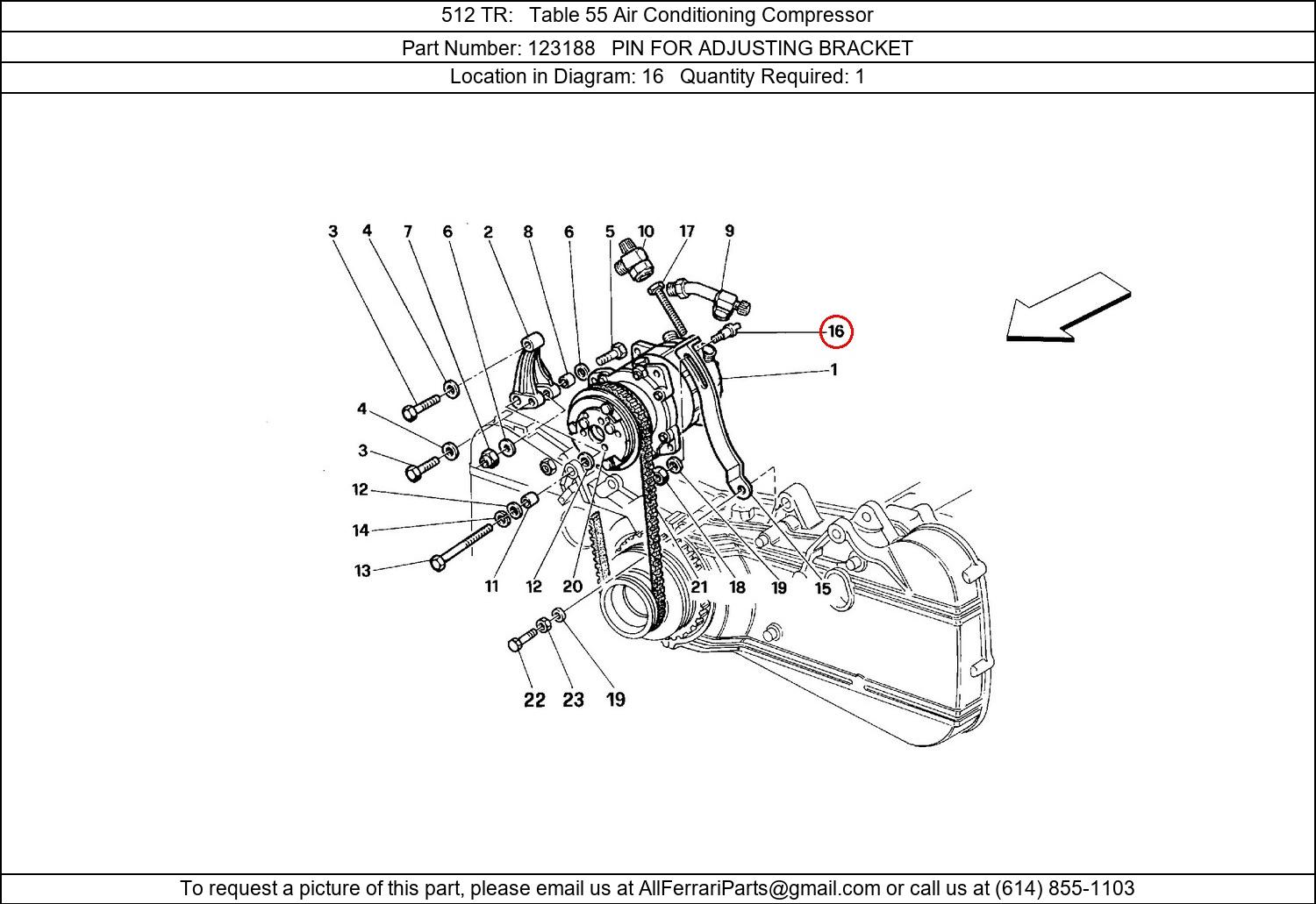 Ferrari Part 123188