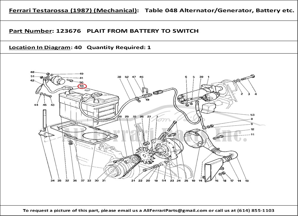 Ferrari Part 123676