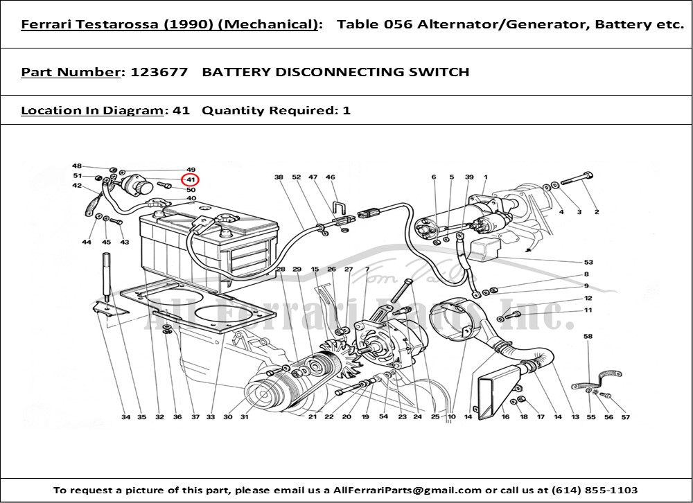 Ferrari Part 123677