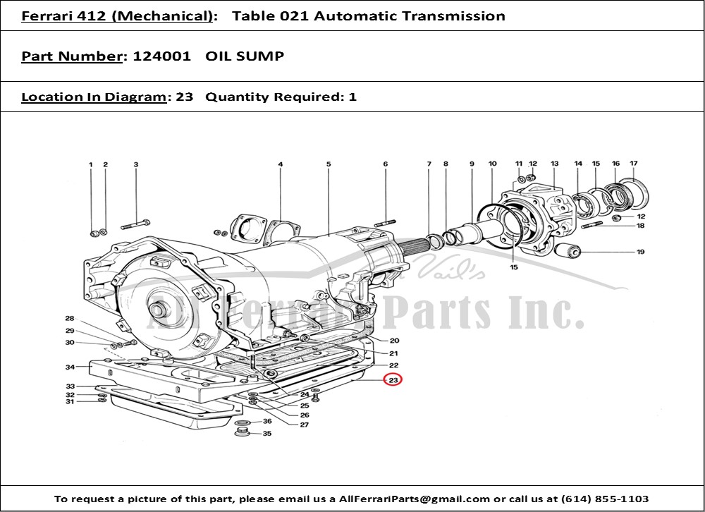 Ferrari Part 124001