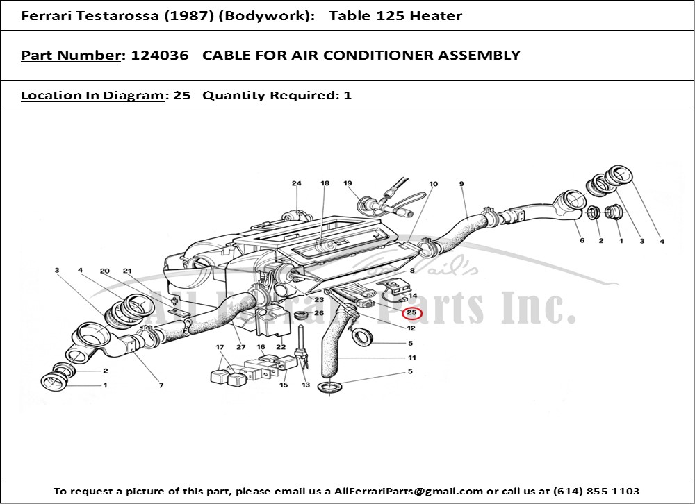 Ferrari Part 124036