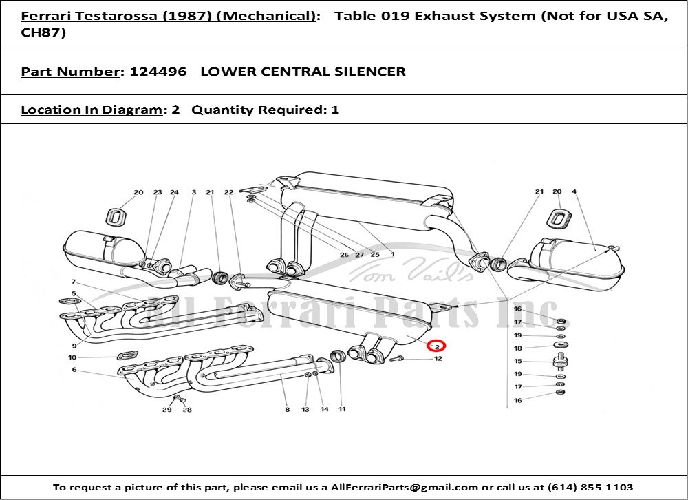 Ferrari Part 124496