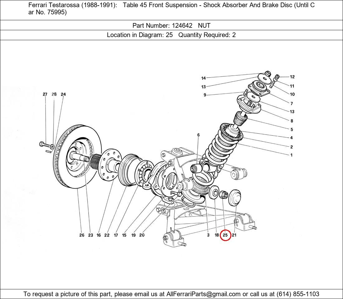 Ferrari Part 124642