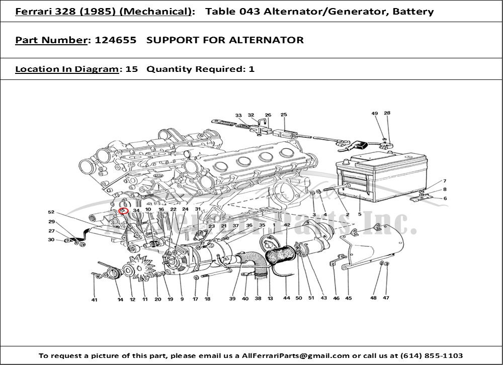 Ferrari Part 124655