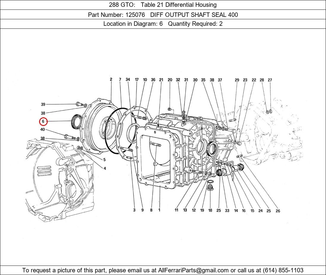 Ferrari Part 125076