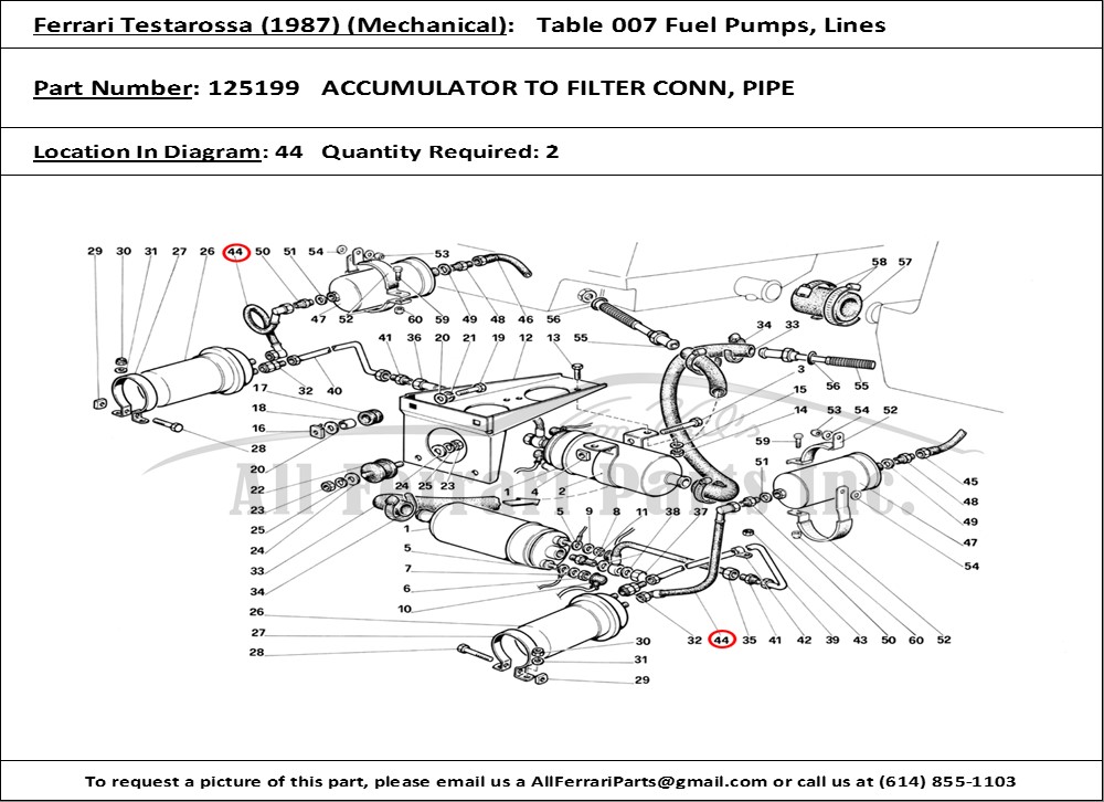 Ferrari Part 125199