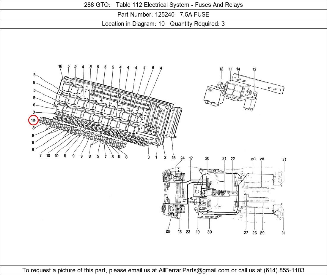 Ferrari Part 125240