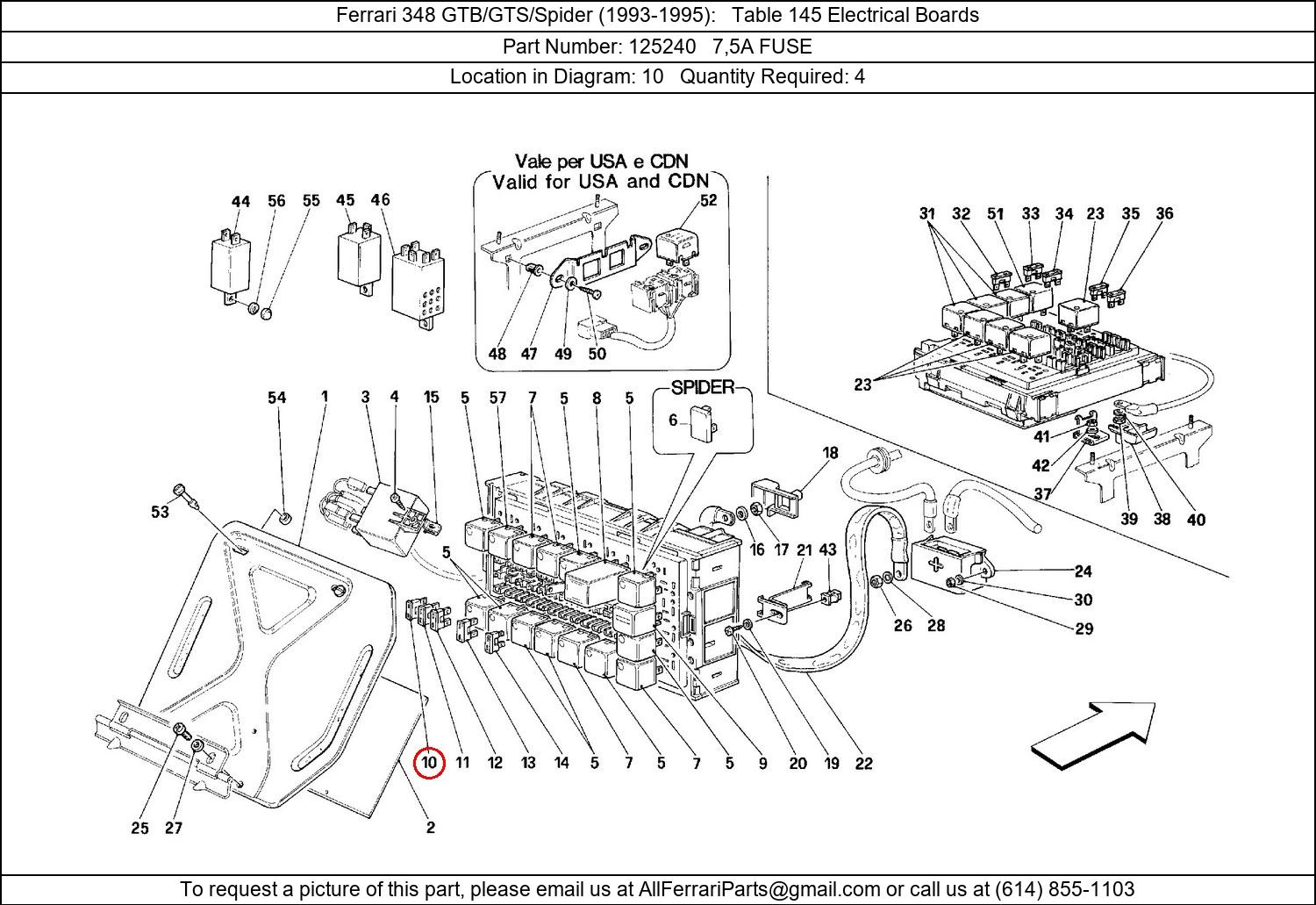 Ferrari Part 125240