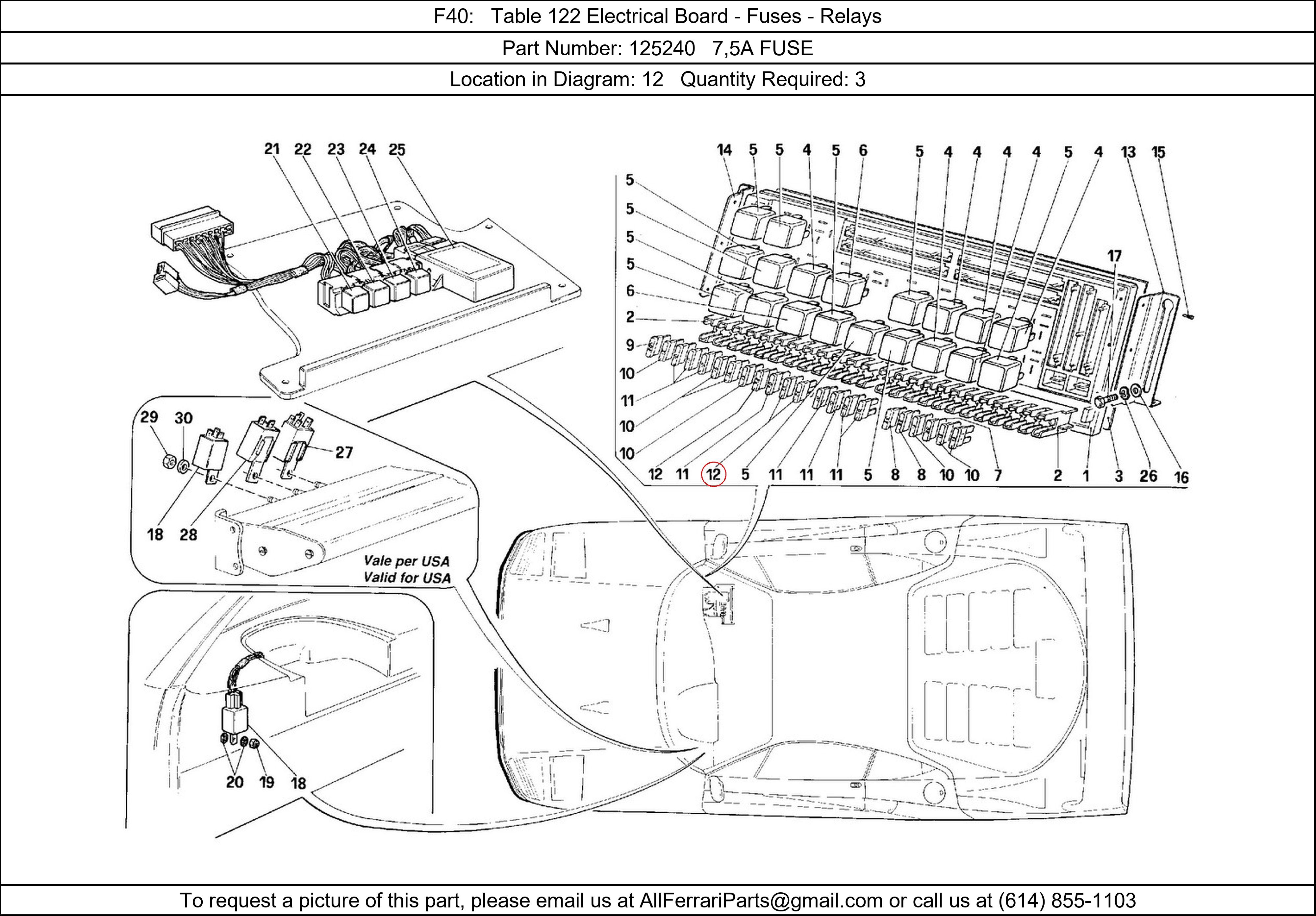 Ferrari Part 125240