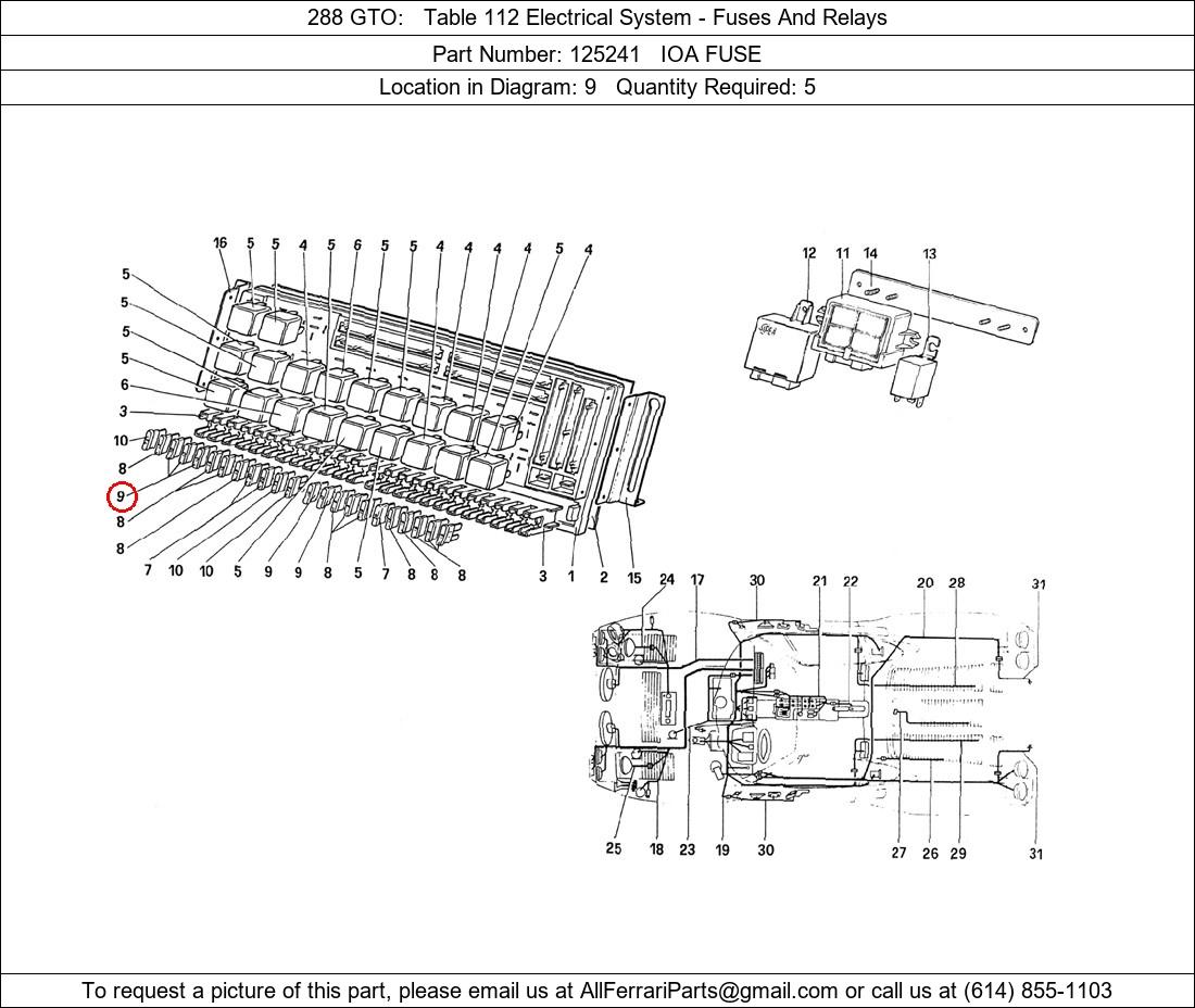 Ferrari Part 125241