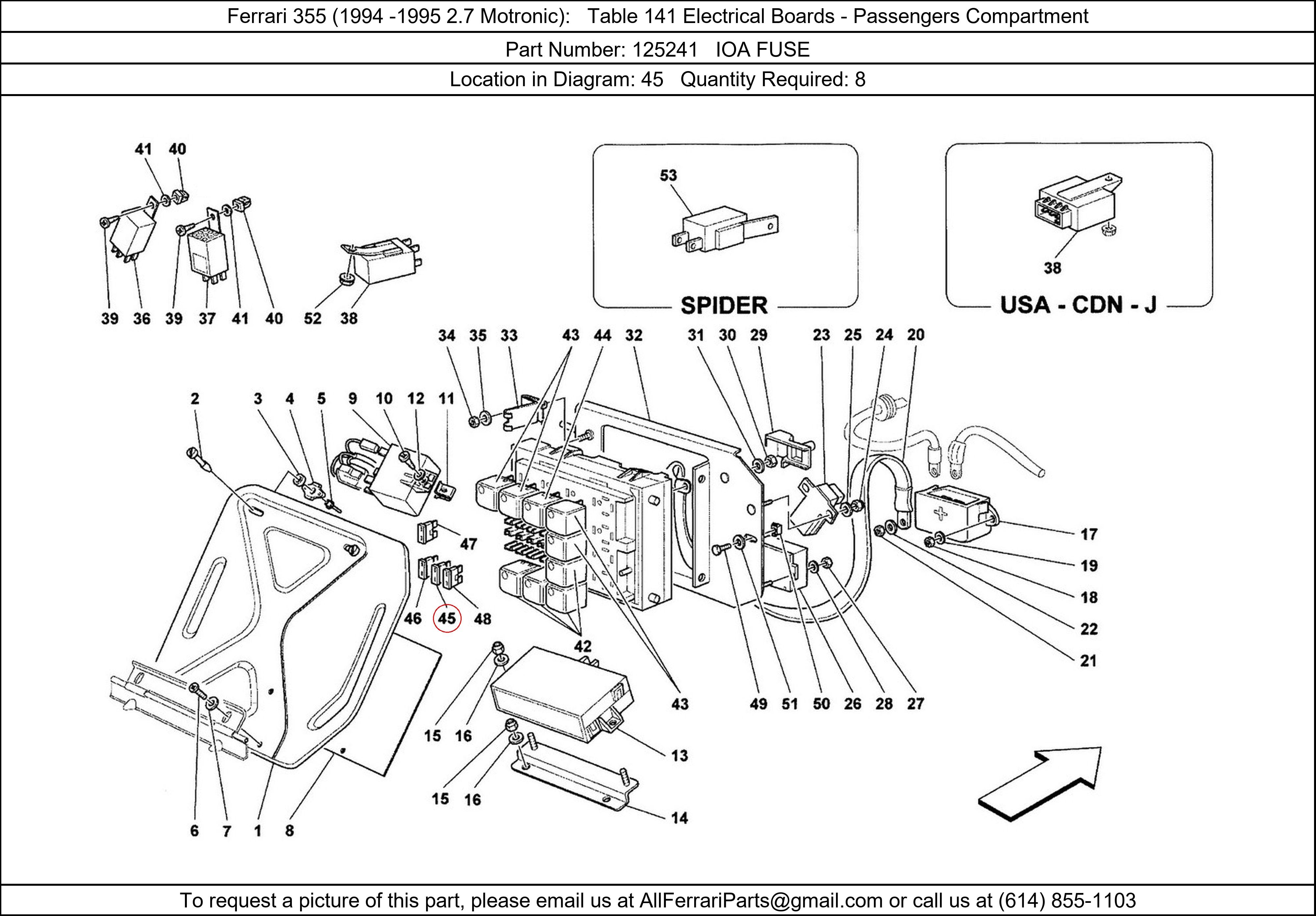 Ferrari Part 125241