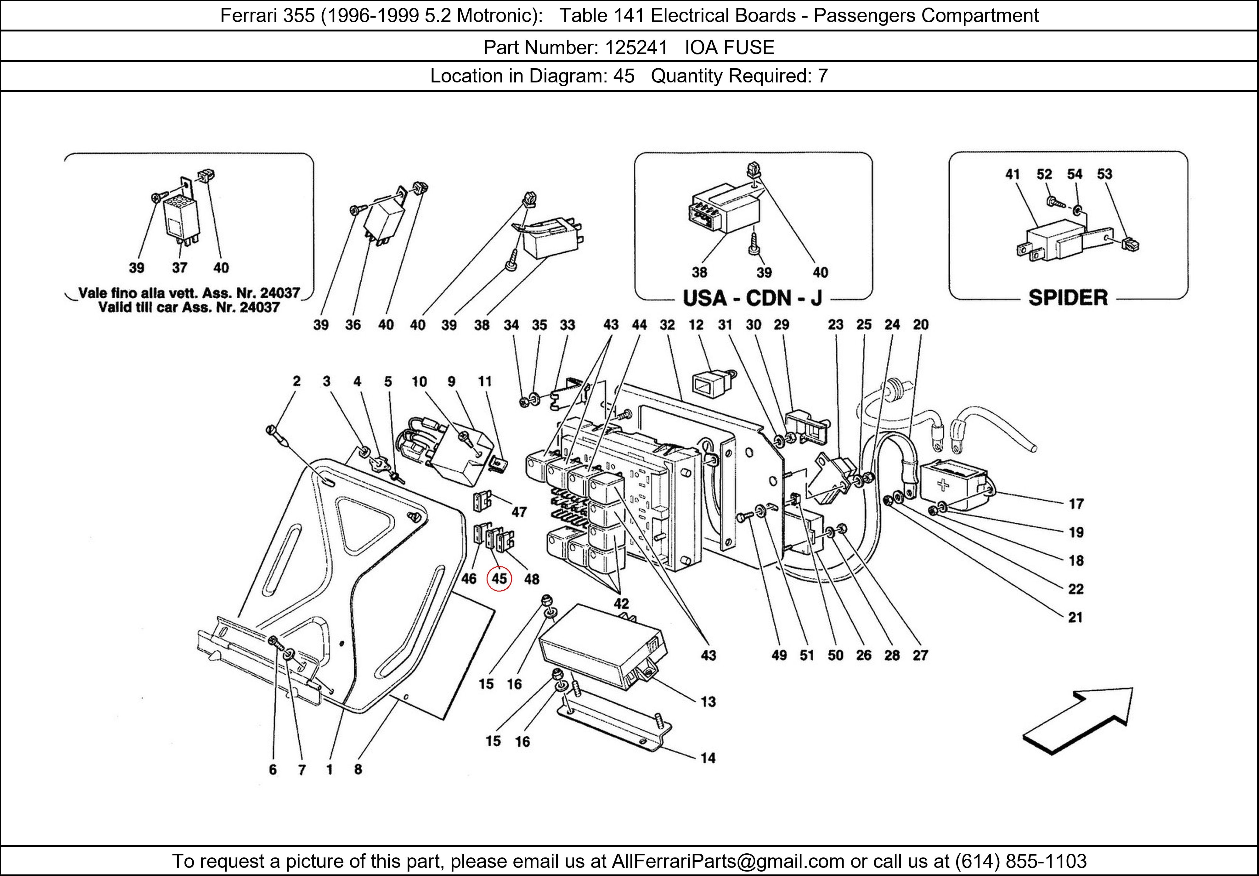 Ferrari Part 125241