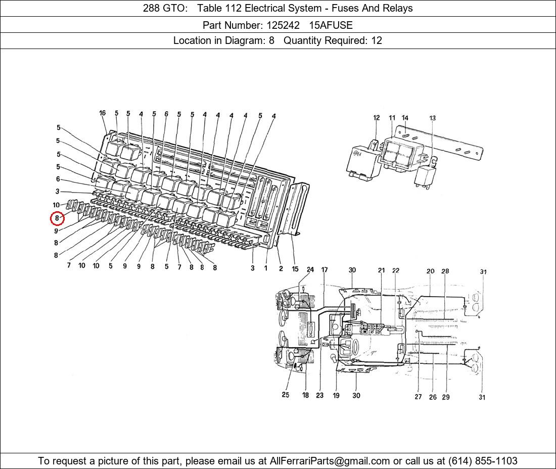 Ferrari Part 125242