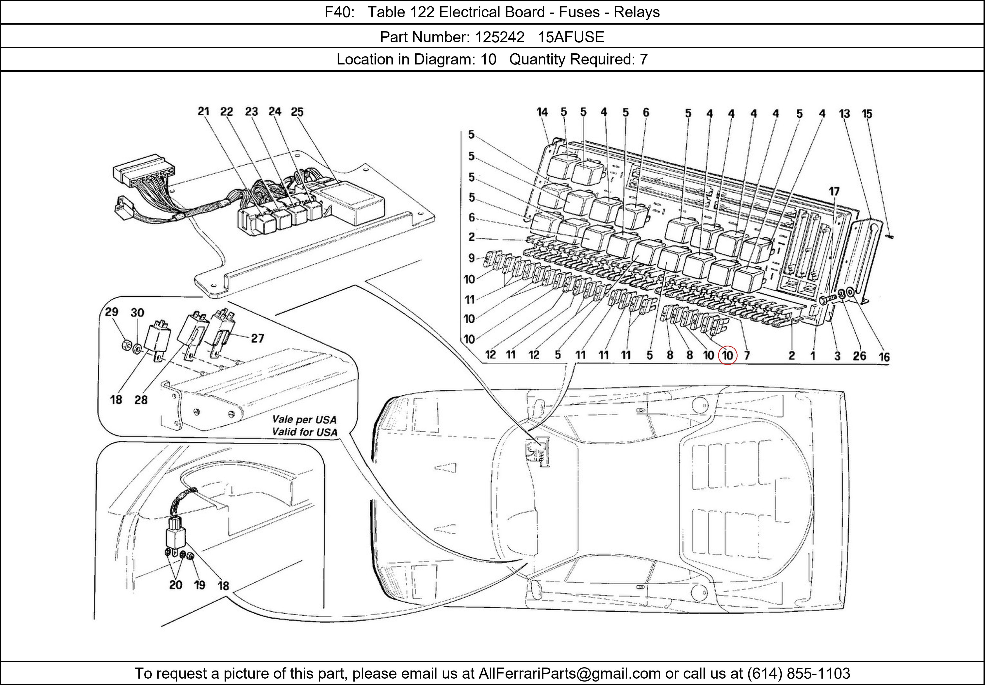 Ferrari Part 125242