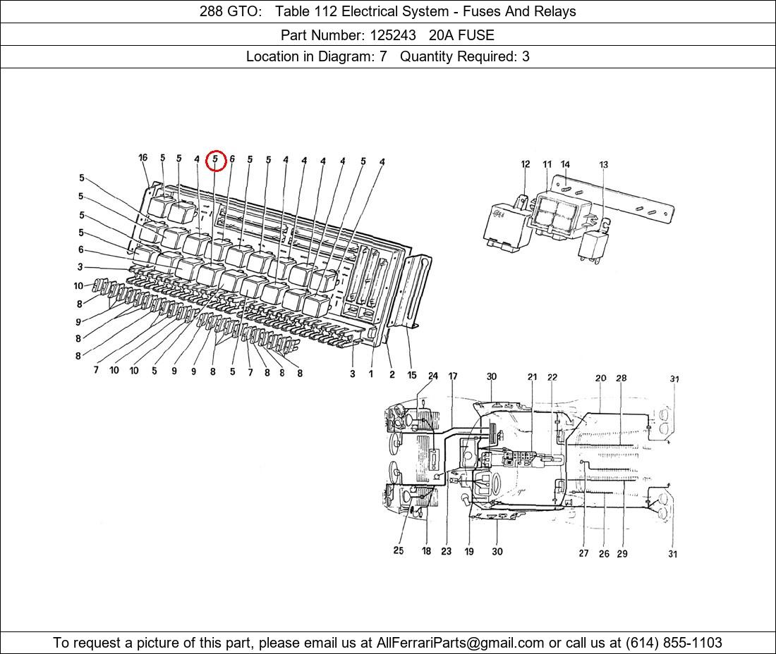 Ferrari Part 125243