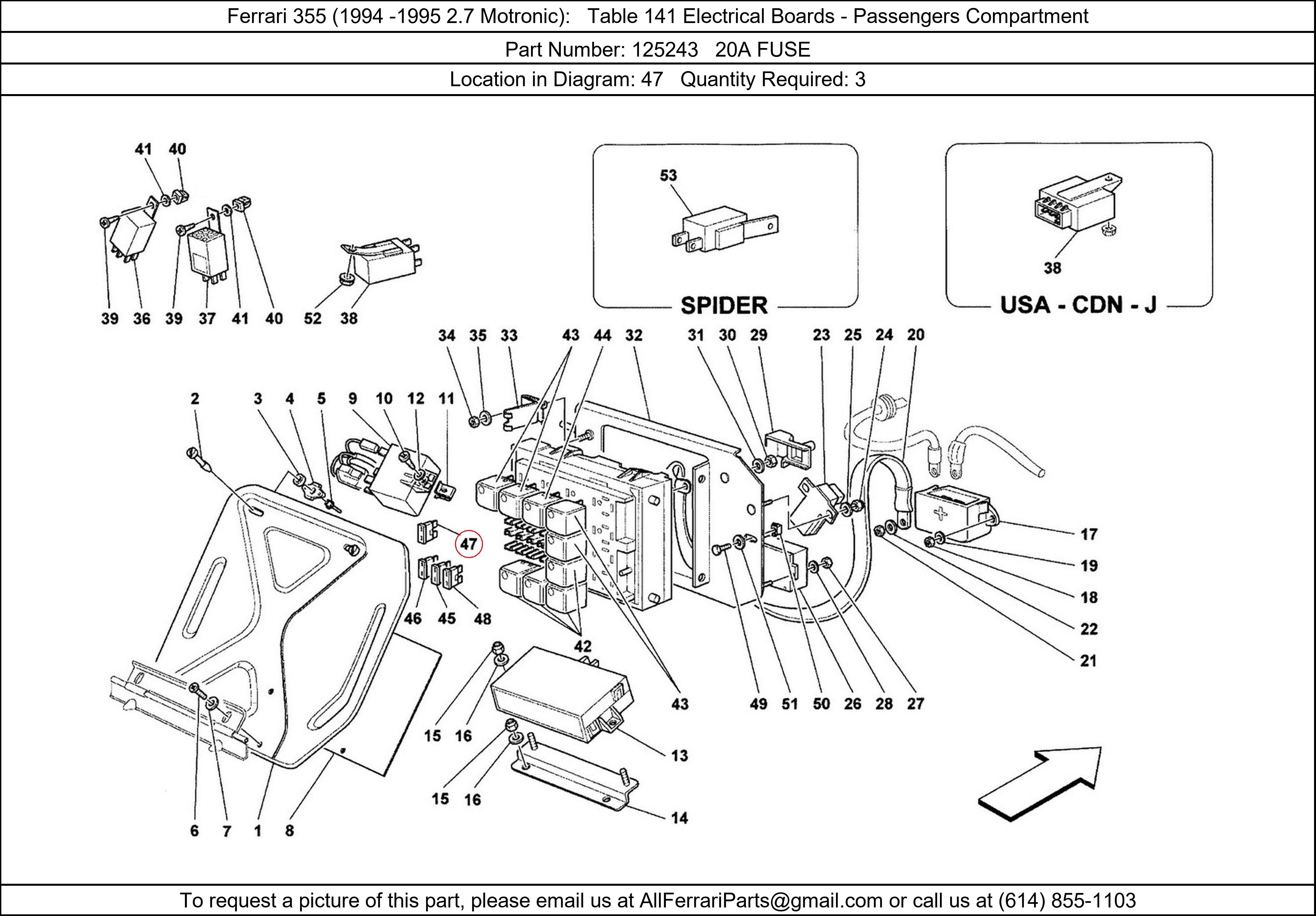 Ferrari Part 125243