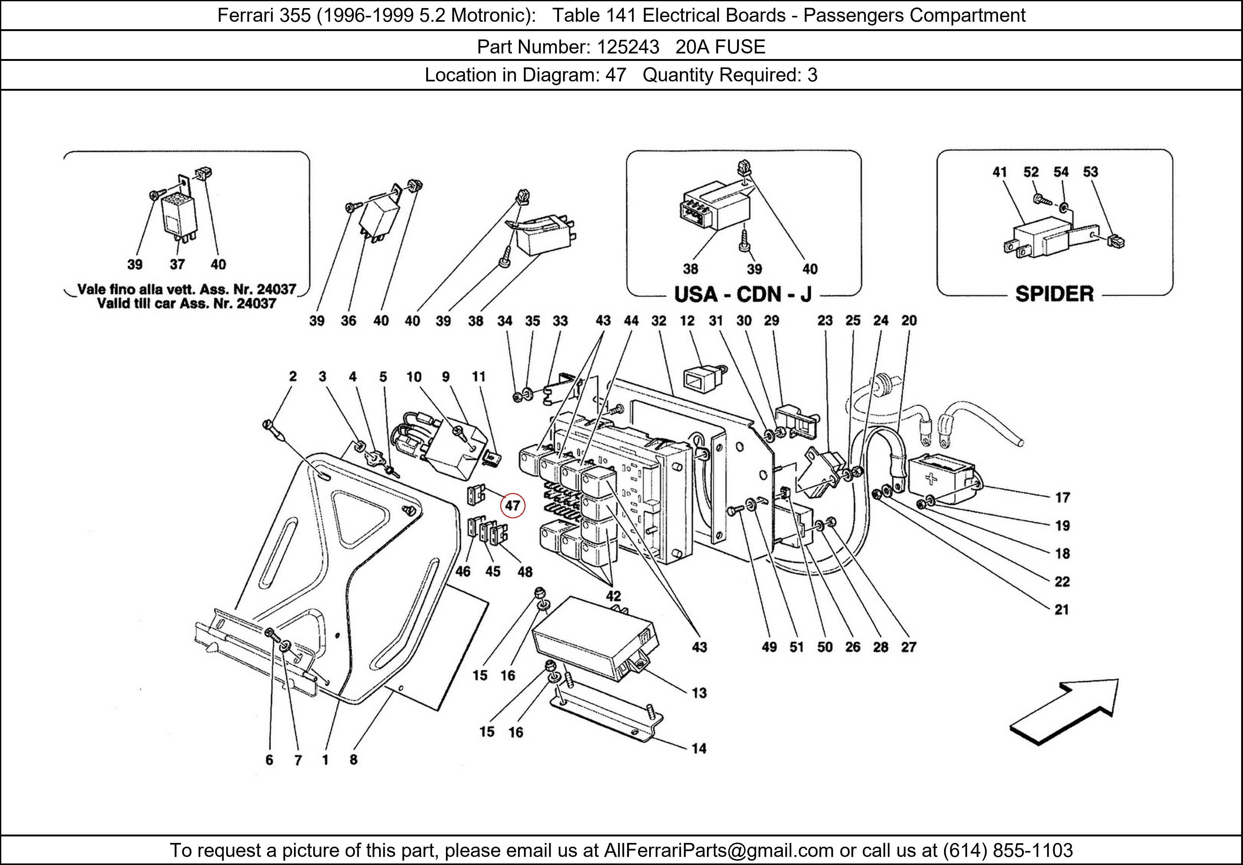 Ferrari Part 125243