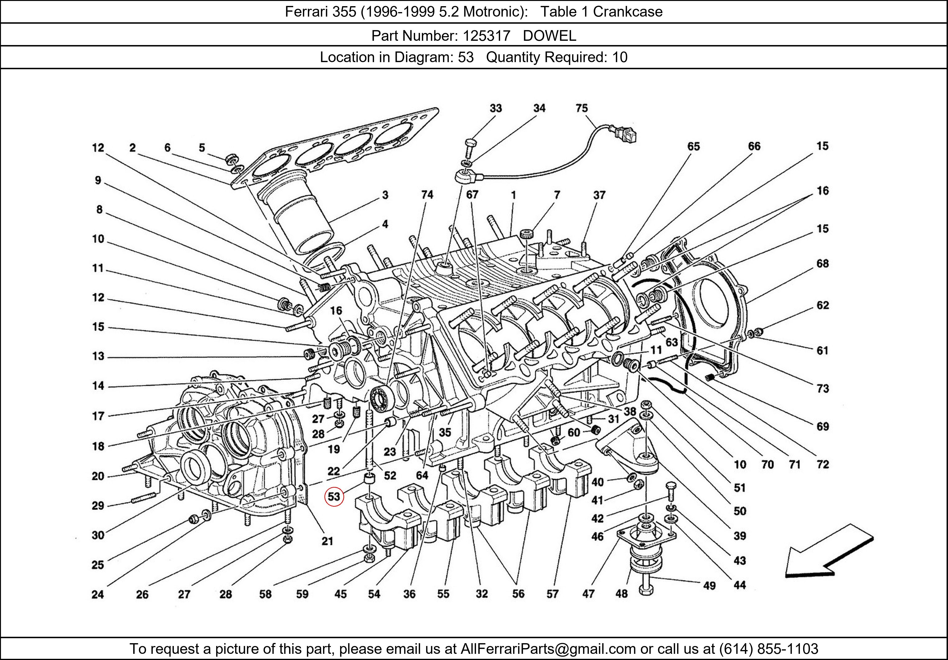 Ferrari Part 125317
