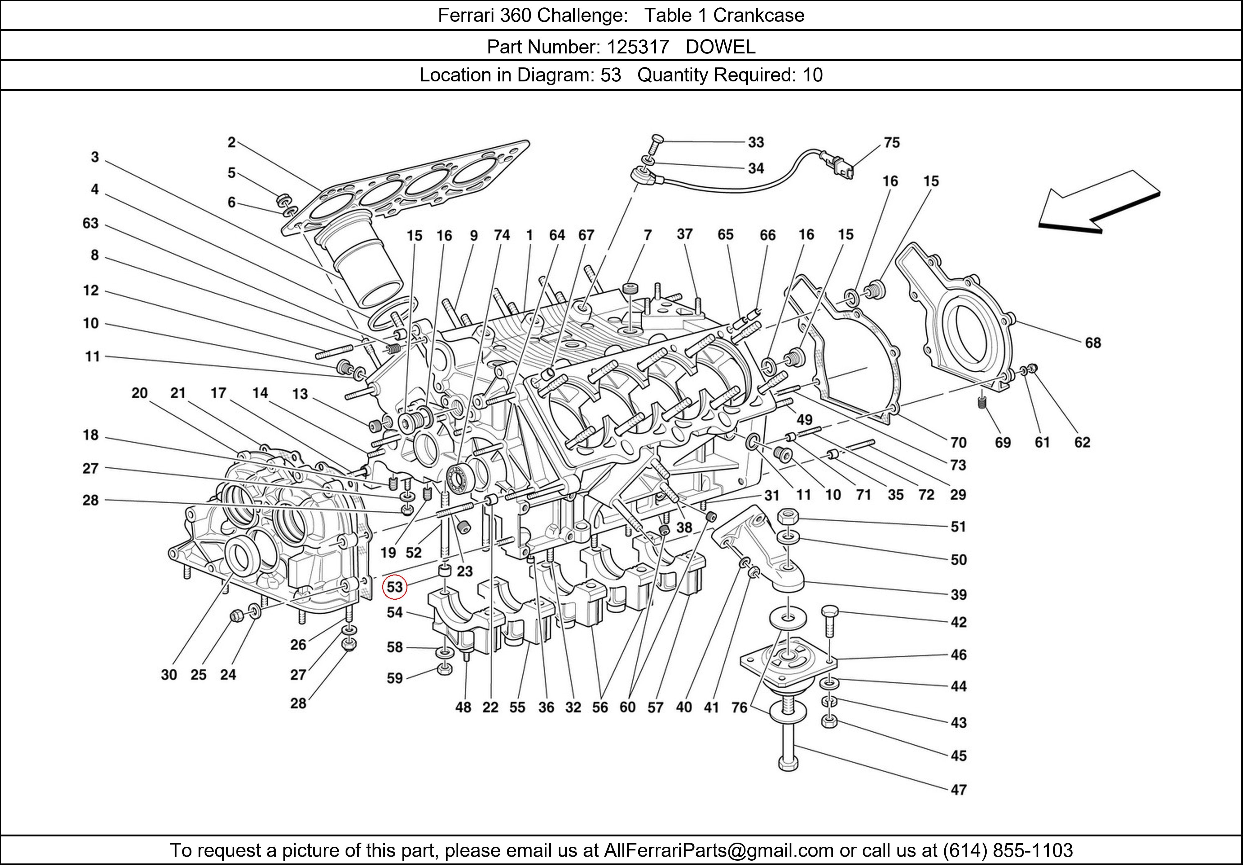 Ferrari Part 125317