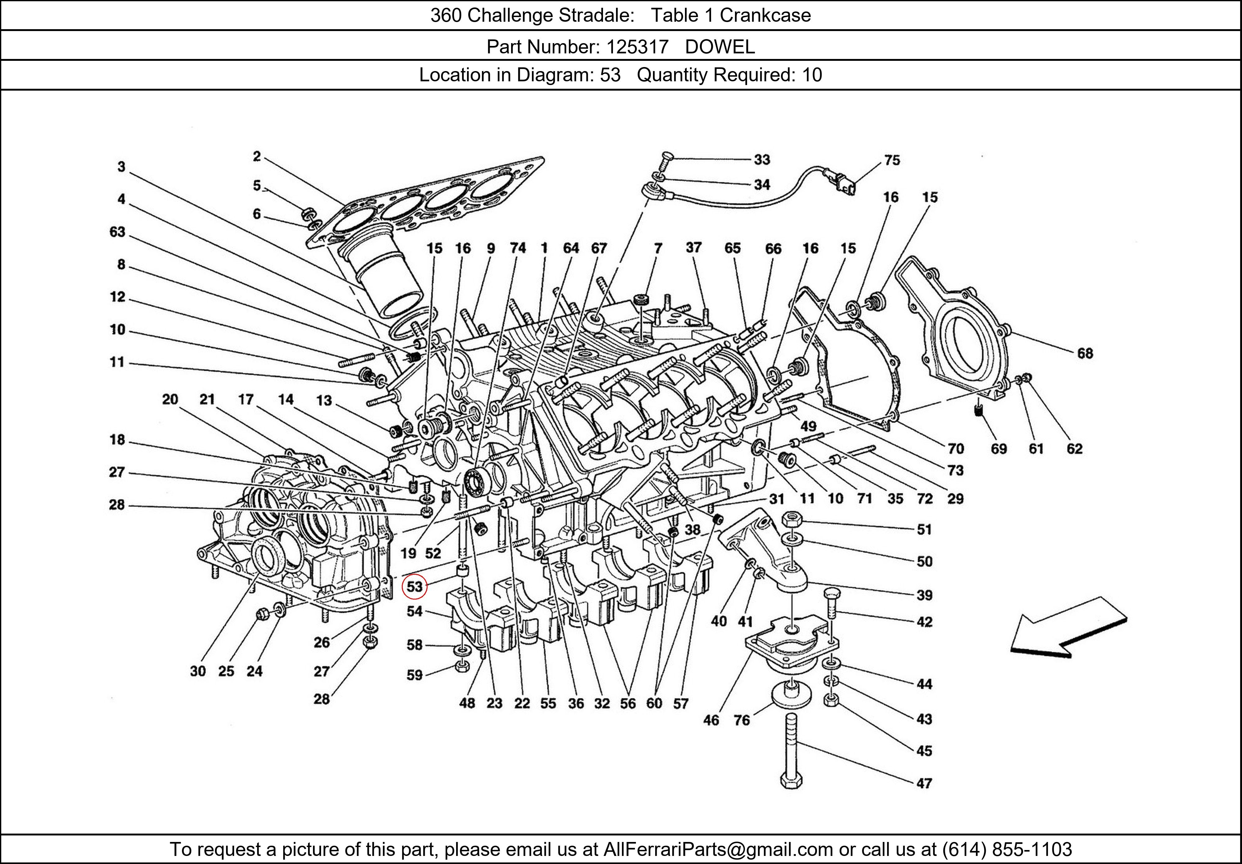 Ferrari Part 125317