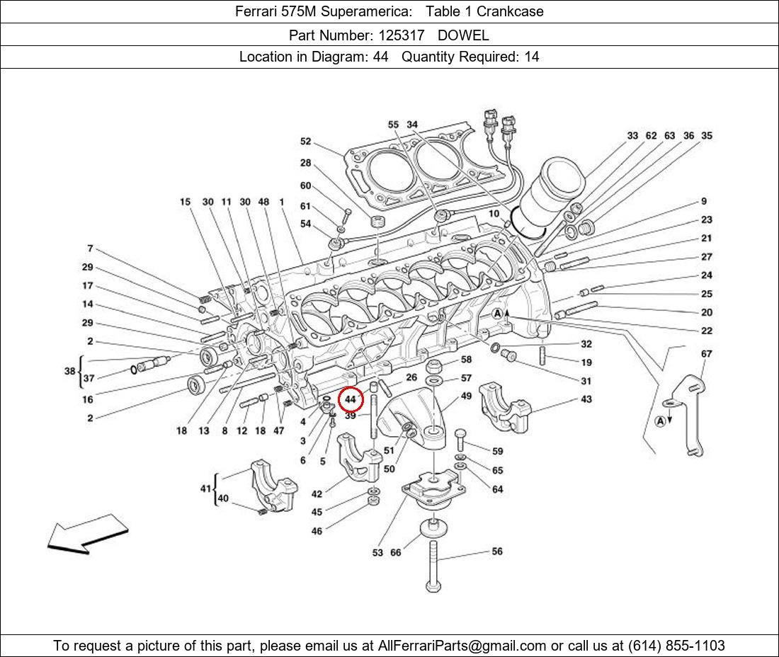 Ferrari Part 125317