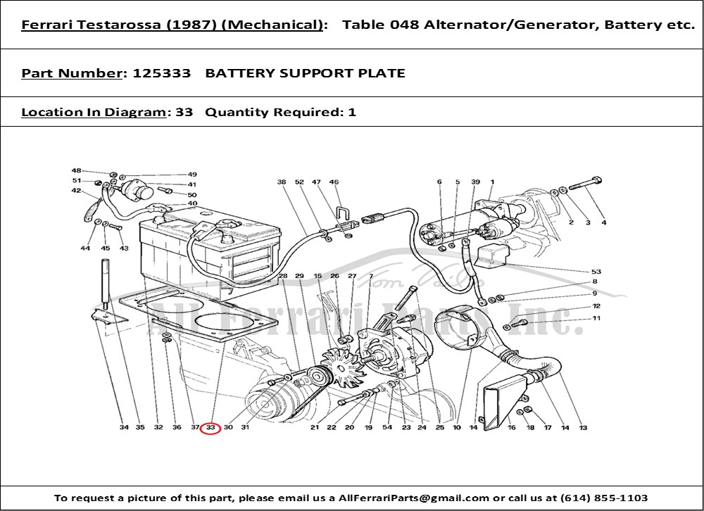 Ferrari Part 125333