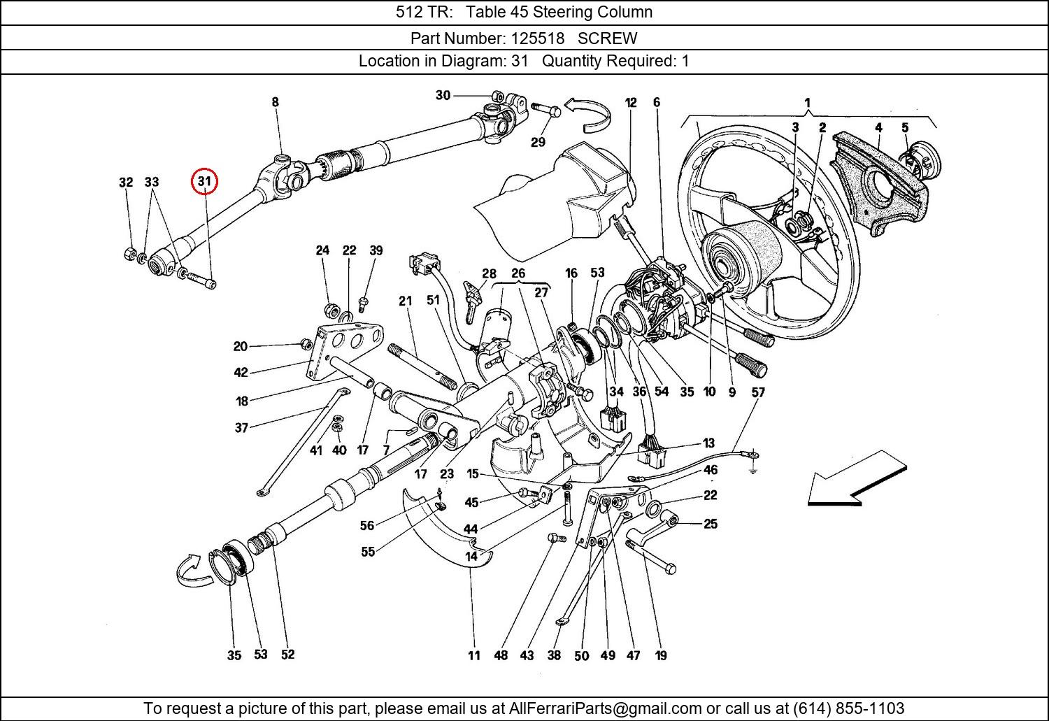 Ferrari Part 125518