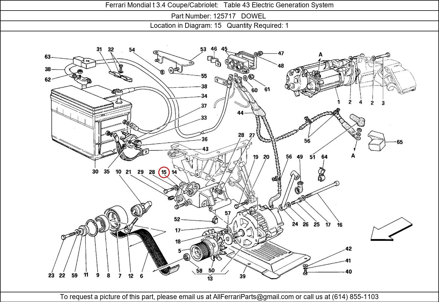 Ferrari Part 125717