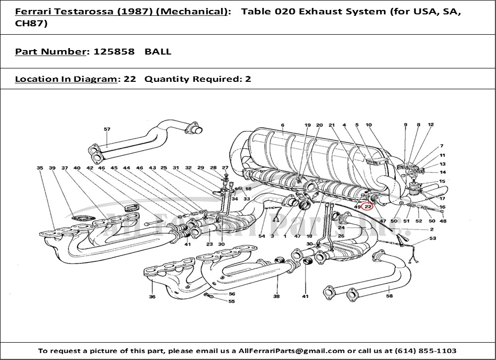 Ferrari Part 125858