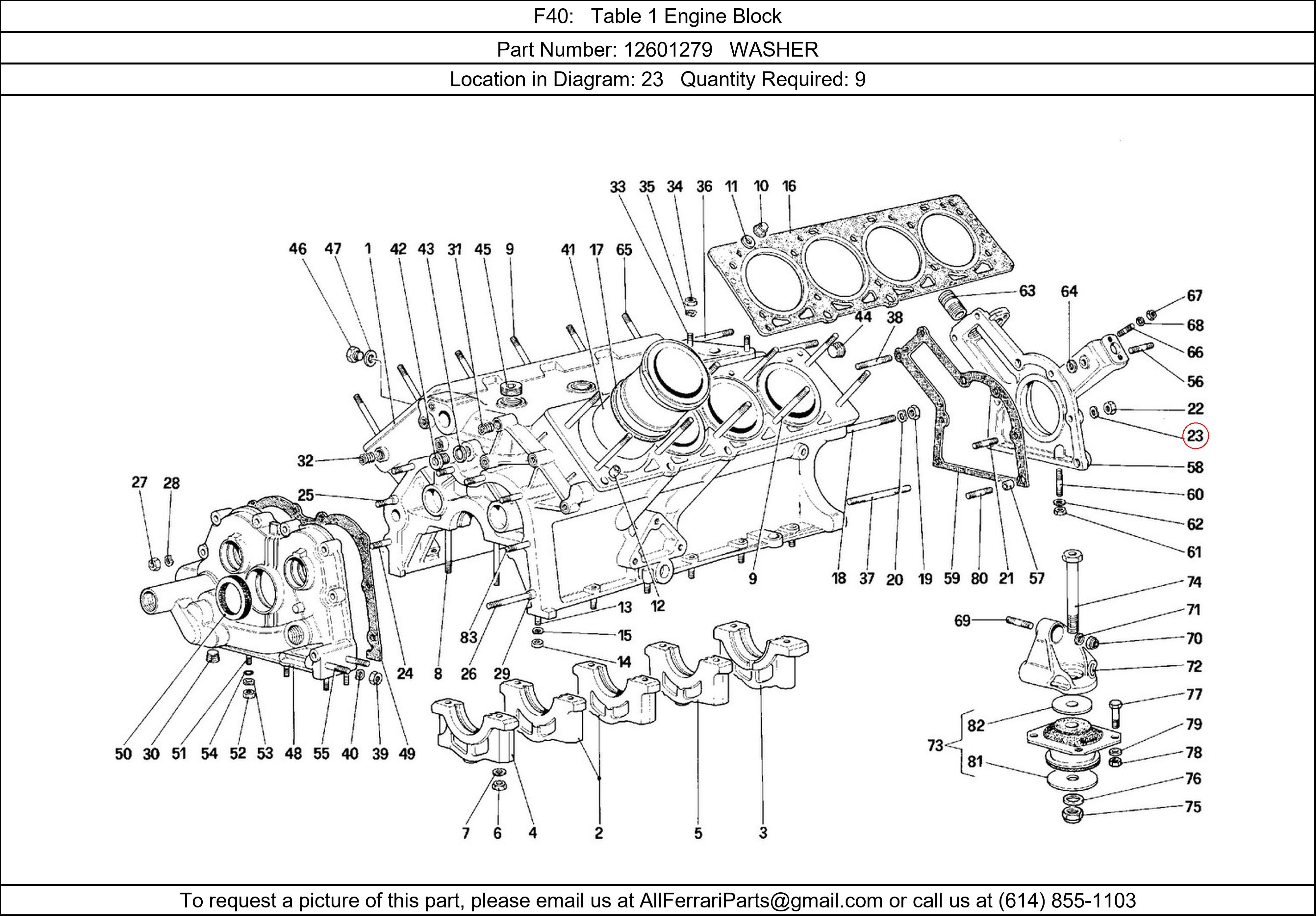 Ferrari Part 12601279